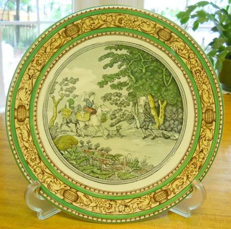 Dr. Syntax Luncheon Plate