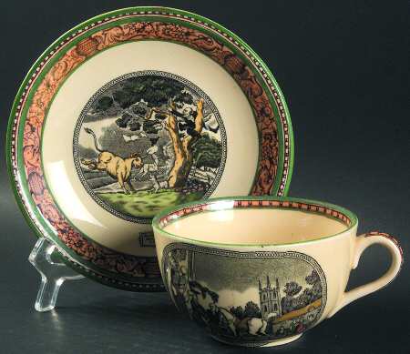 Dr. Syntax Flat Cup & Saucer Set