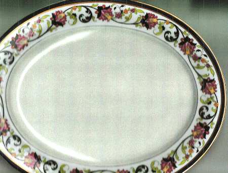 A4385 12" Oval Serving Platter