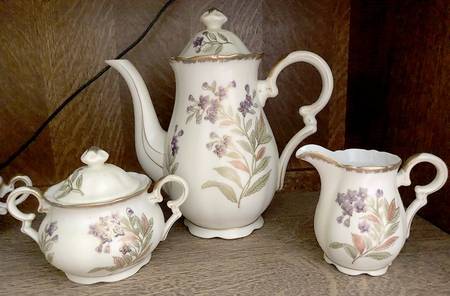 Royal Rose Coffee Pot & Lid