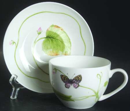 Lily Pad Flat Cup & Saucer Set