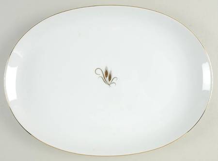 Canadian Wheat 14" Oval Serving Platter
