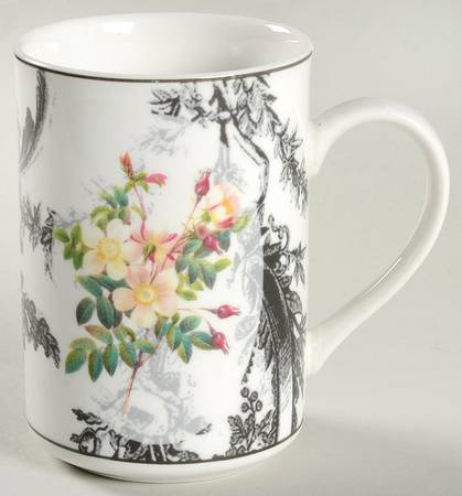 Rose Toile Mug