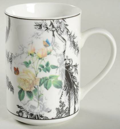 Rose Toile Mug