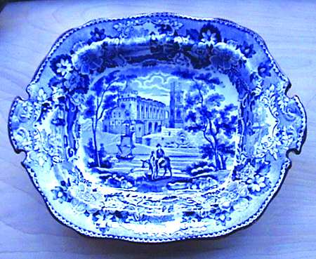 Italian Scenery Blue (Brown Trim) by Adams China