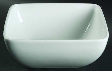 Harmony White 9" Square Vegetable Bowl
