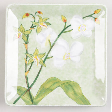 Orchid Splendor Square Salad Plate