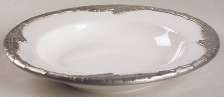Palm White 9" Soup/Pasta Bowl