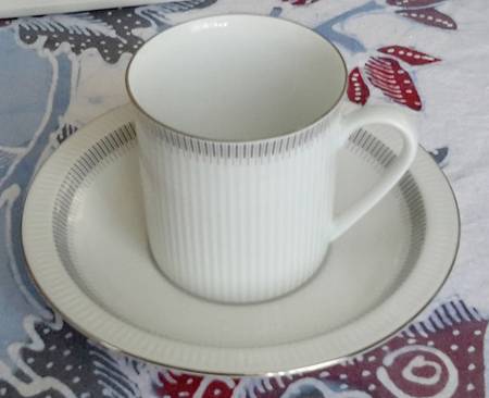 Ariadne Flat Cup & Saucer Set