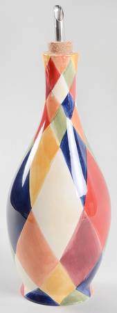 Ciao Harlequin Oil Jar & Drizzle Spout