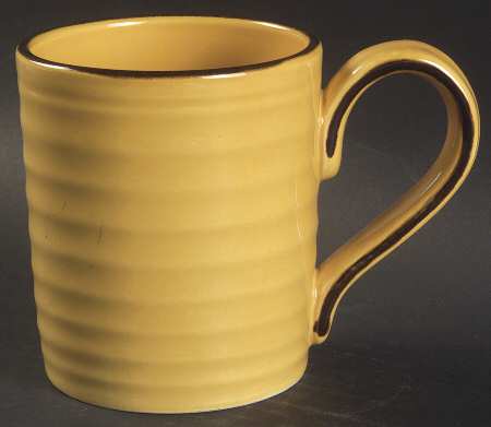 Villa Cortona Mustard Mug