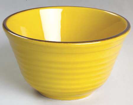 Villa Cortona Mustard Coupe Soup Bowl