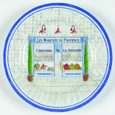 French Bistro Salad/Dessert Plate