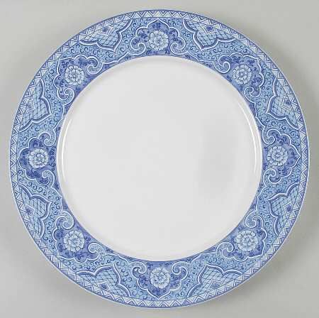 Asian Blue 12" Chop Plate (Round Platter)