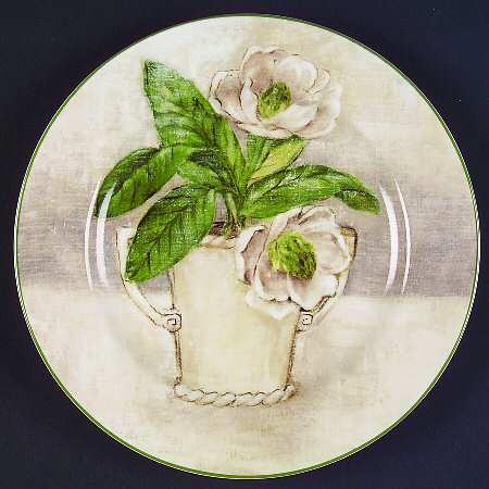 Floral Bouquet Salad Plate