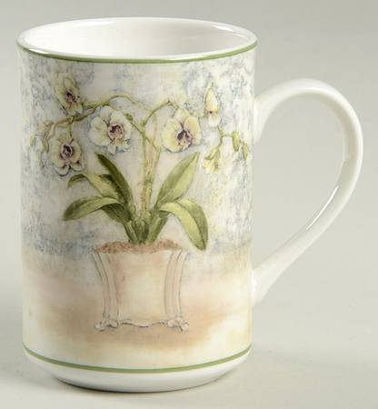 Floral Jardin (Round, Smooth) Mug
