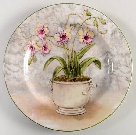 Floral Jardin (Round, Smooth) Salad Plate
