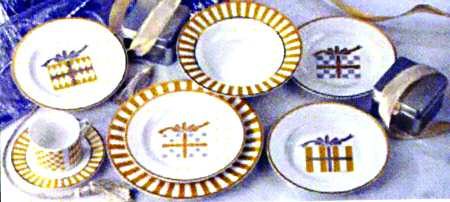 Gala Flat Cup & Saucer Set