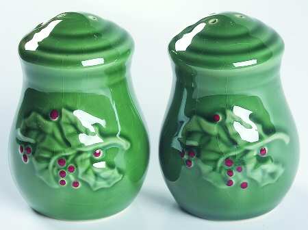 Holly Berry Salt & Pepper Set by American Atelier