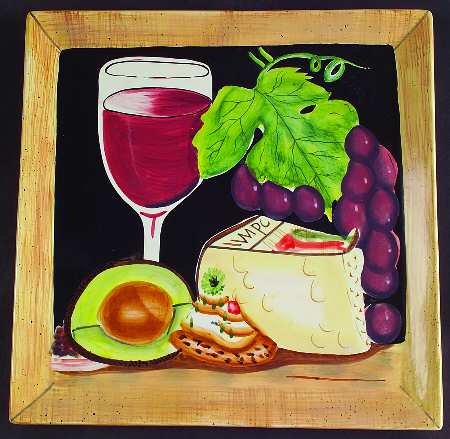 Napa Square Dinner Plate