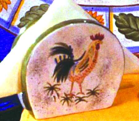 Rooster (Round, 5242) Napkin Holder