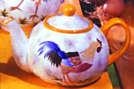 Rooster (Round, 5242) Teapot & Lid