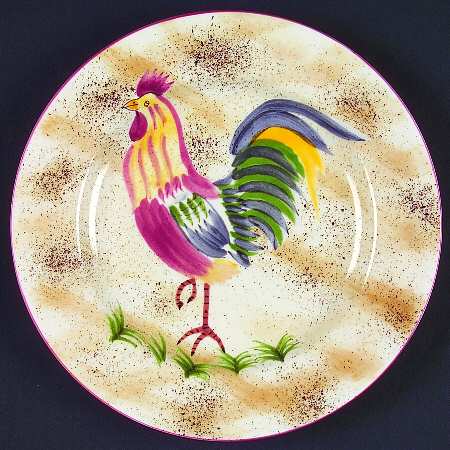 Rooster (Round, 5242) Salad/Dessert Plate