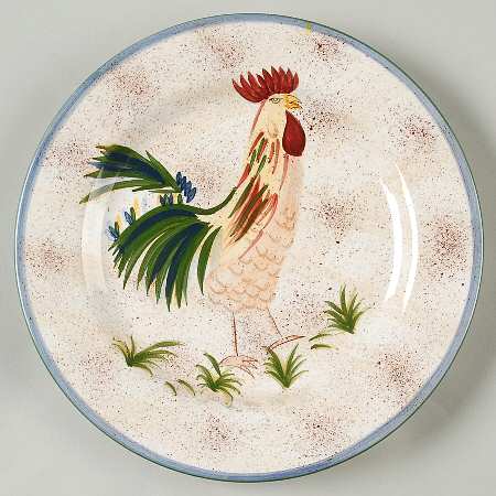 Rooster (Round, 5242) Salad/Dessert Plate