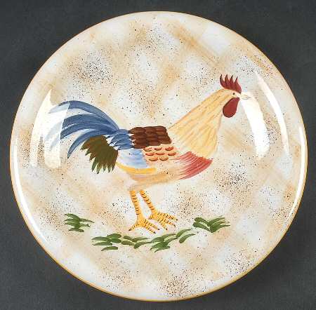 Rooster (Round, 5242) Salad/Dessert Plate