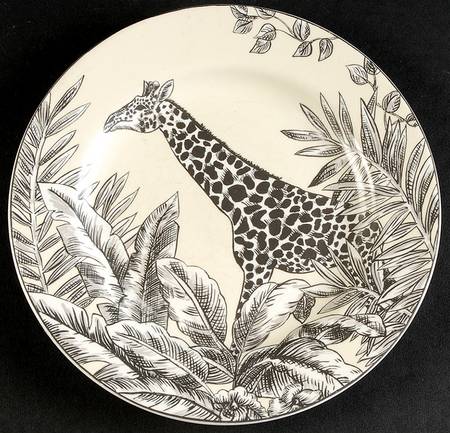 Safari Salad Plate by American Atelier
