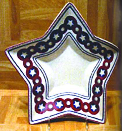 Tall Ships Star Shaped Dish