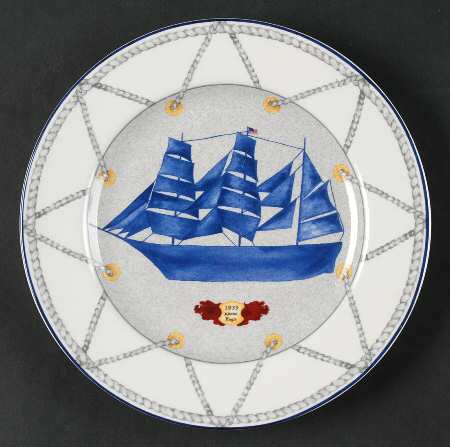 Tall Ships Salad Plate