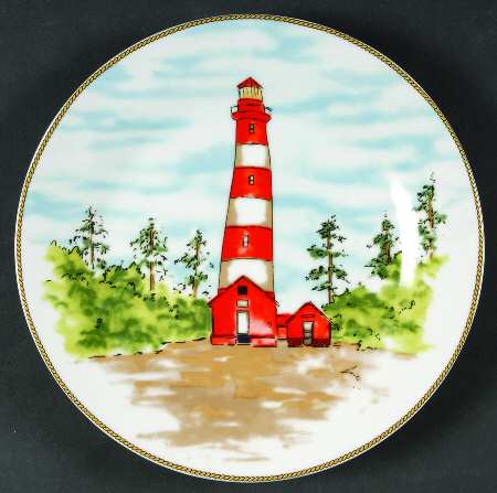 Anchor's Away Salad/Dessert Plate