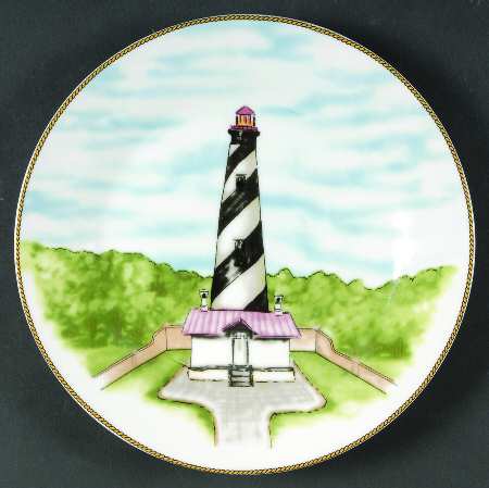 Anchor's Away Salad/Dessert Plate