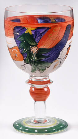 St. Nicholas Glassware Goblet