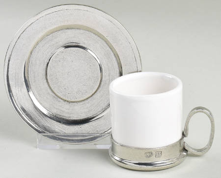 Tuscan Flat Demitasse Cup & Saucer Set