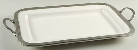 Tuscan 17" Rectangular Handled Tray