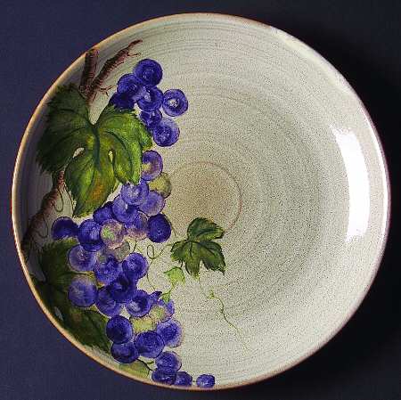Grapevine Putty Salad Plate