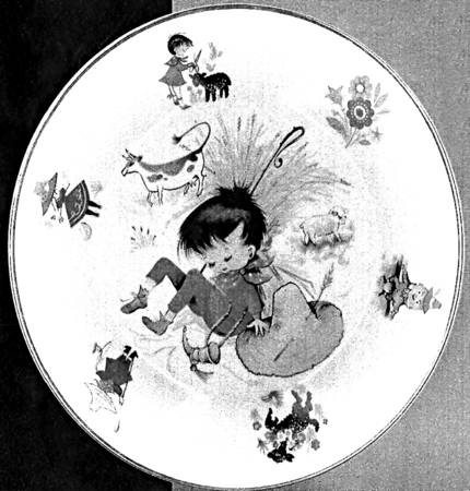 Nursery Rhymes Salad Plate