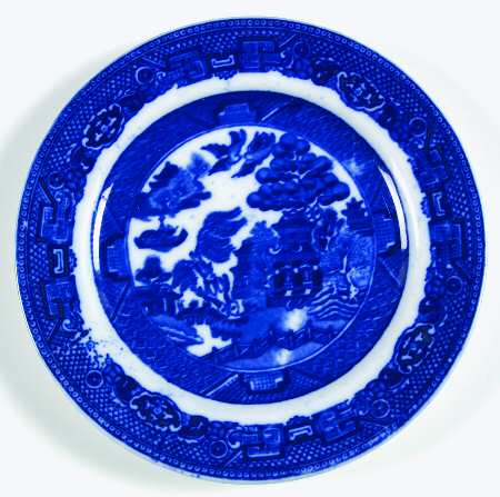 Willow Flow Blue Bread & Butter Plate