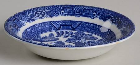 Willow Flow Blue Fruit/Dessert (Sauce) Bowl