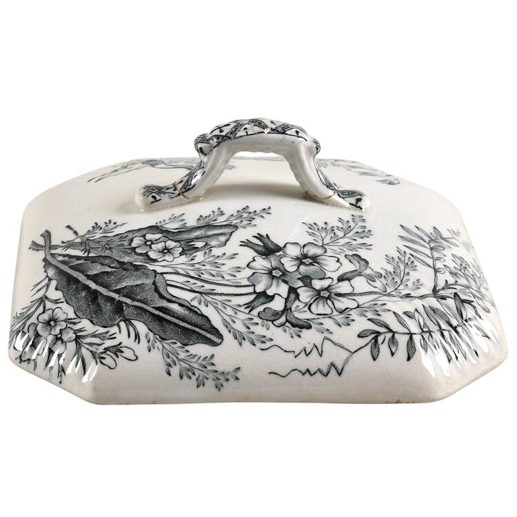 Victoria Gray Lid for Small Square Vegetable