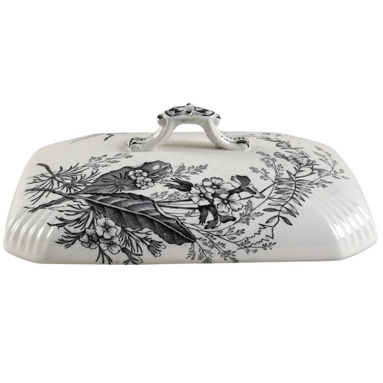 Victoria Gray Lid for Rectangular Vegetable