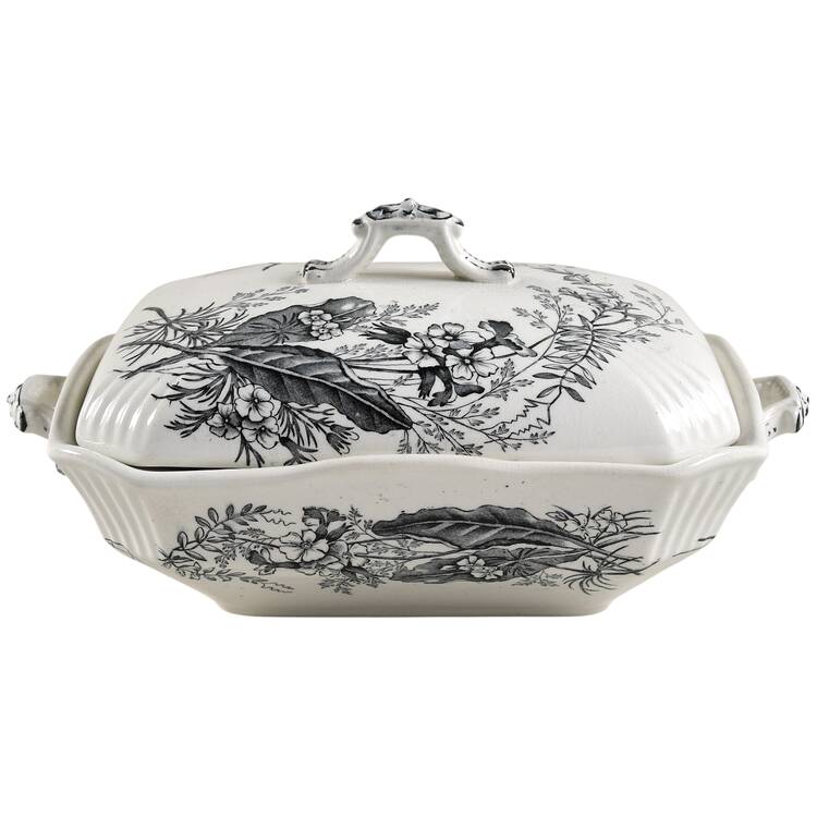 Victoria Gray Rectangular Covered Vegetable
