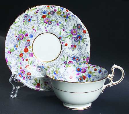 6882 Footed Cup & Saucer Set
