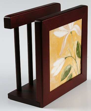 Kyoto 6 1/8" Rosewood Napkin Holder  HC