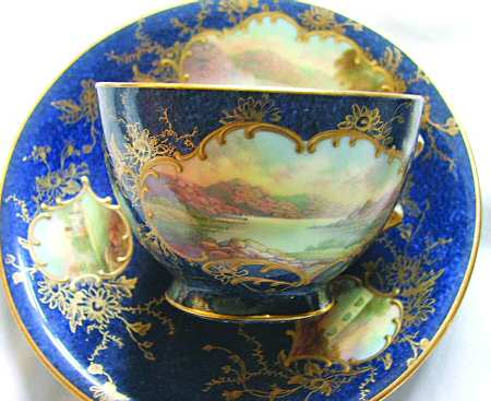6450 Footed Cup & Saucer Set
