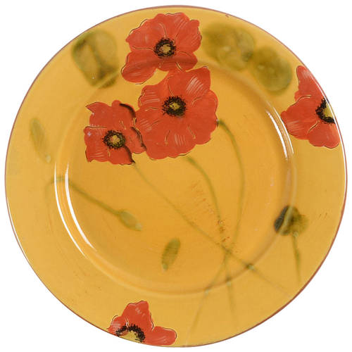 Fleur Rouge Salad Plate by Ambiance