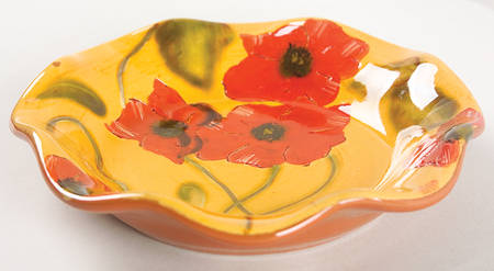 Fleur Rouge Dessert Bowl by Ambiance