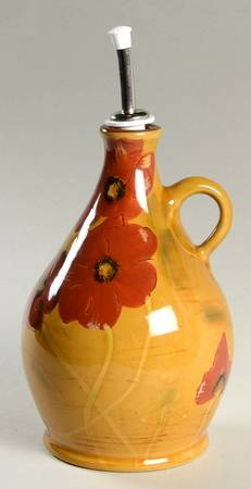 Fleur Rouge Oil Jar & Drizzle Spout